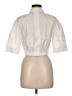 Zara Ivory 3/4 Sleeve Button-Down Shirt Size M - photo 2
