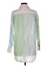 J.Crew 100% Cotton Color Block Green Long Sleeve Button-Down Shirt Size M - photo 2