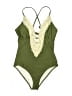 Cupshe Paisley Green One Piece Swimsuit Size M - photo 1