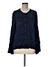 LA Made Blue Long Sleeve Blouse Size M - photo 1