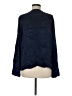 LA Made Blue Long Sleeve Blouse Size M - photo 2
