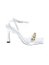 Good American Solid White Sandals Size 7 - photo 1