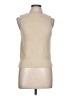 Topshop 100% Nylon Solid Tan Short Sleeve Turtleneck Size 12 - photo 1