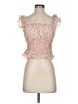 Lush 100% Polyester Pink Sleeveless Blouse Size S - photo 1