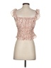 Lush 100% Polyester Pink Sleeveless Blouse Size S - photo 2