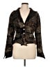 Anne Fontaine Animal Print Brown Jacket Size 12 (44) - photo 1