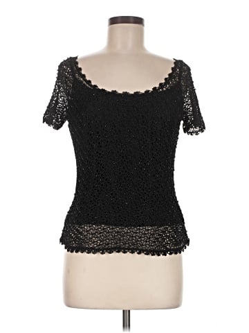 Carmen Marc Valvo Short Sleeve Top (view 1)