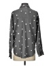 Blu Pepper 100% Polyester Polka Dots Gray Long Sleeve Blouse Size S - photo 2