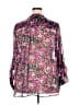 Kut from the Kloth 100% Polyester Floral Purple 3/4 Sleeve Blouse Size 2X - photo 2