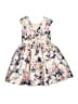 Pippa & Julie 100% Polyester Floral Ivory Dress Size 7 - photo 2