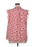 DR2 100% Polyester Pink Sleeveless T-Shirt Size 1X - photo 2