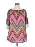 Win Win Pink 3/4 Sleeve Blouse Size L - photo 1