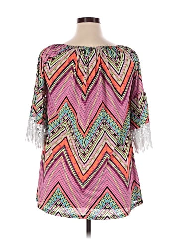 Win Win 3/4 Sleeve Blouse (view 2)