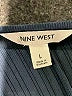 Nine West Solid Blue Casual Dress Size L - photo 7
