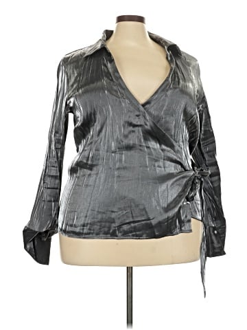 Ashley Stewart Long Sleeve Blouse (view 1)