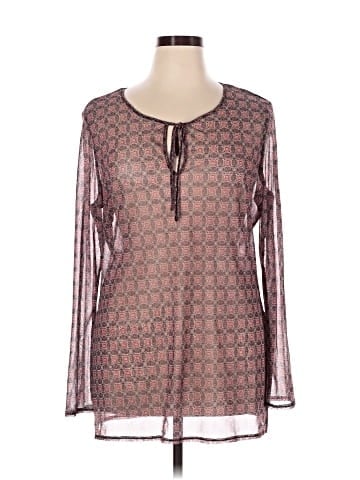 New York & Company Long Sleeve Blouse (view 1)