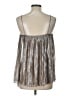Assorted Brands 100% Silk Silver Sleeveless Blouse Size L (estimated) - photo 2