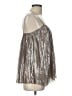Assorted Brands 100% Silk Silver Sleeveless Blouse Size L (estimated) - photo 4