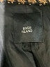 River Island Houndstooth Brown Coat Size 18 - photo 6