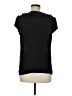 Theory Solid Black Short Sleeve Blouse Size M - photo 2