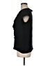 Theory Solid Black Short Sleeve Blouse Size M - photo 5