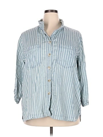 John Mark 3/4 Sleeve Button-Down Shirt (view 1)
