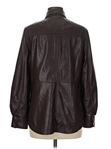 Chico's Faux Leather Jacket (view 2)