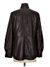 Chico's 100% Polyester Brown Faux Leather Jacket Size Med (1) - photo 2