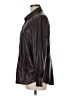 Chico's 100% Polyester Brown Faux Leather Jacket Size Med (1) - photo 5