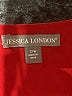 Jessica London 100% Polyester Red 3/4 Sleeve Blouse Size 22 - photo 7