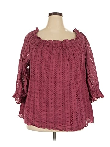 Lane Bryant 3/4 Sleeve Blouse (view 1)
