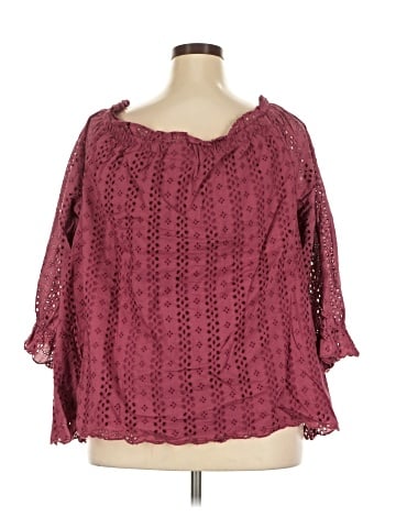 Lane Bryant 3/4 Sleeve Blouse (view 2)