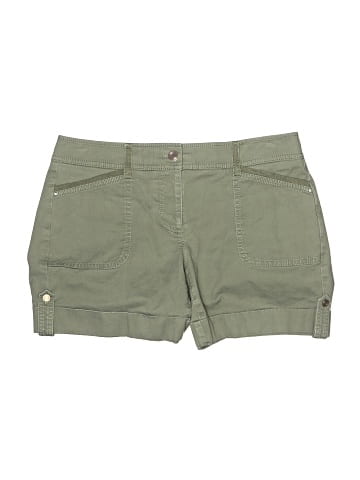 White House Black Market Khaki Shorts (view 1)