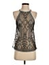 Free People 100% Polyester Silver Sleeveless Blouse Size XS - photo 1