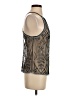 Free People 100% Polyester Silver Sleeveless Blouse Size XS - photo 4