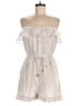 Pink Lily 100% Cotton Stripes Ivory Romper Size M - photo 1