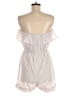 Pink Lily 100% Cotton Stripes Ivory Romper Size M - photo 2