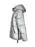 Zella 100% Polyester Metallic Silver Snow Jacket Size S - photo 5