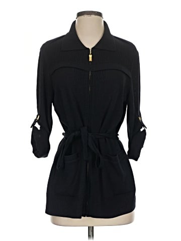 St. John Sport Wool Cardigan (view 1)