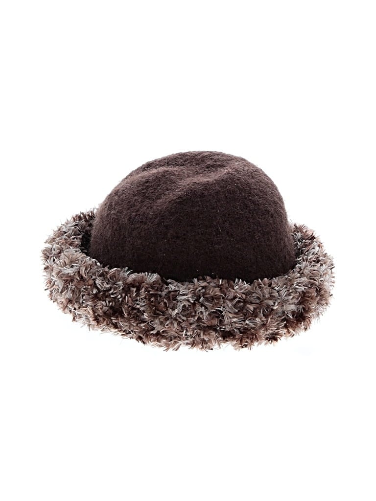 Pre-owned Unbranded Hat In Brown