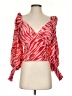 Slate & Willow 100% Polyester Red 3/4 Sleeve Blouse Size S - photo 1