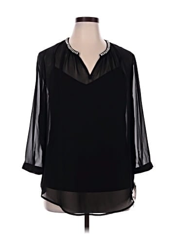 Liz Claiborne Career 3/4 Sleeve Blouse (view 1)