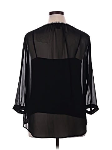 Liz Claiborne Career 3/4 Sleeve Blouse (view 2)