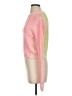Torn by Ronny Kobo Color Block Pink Pullover Sweater Size S - photo 5