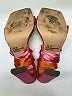 Lulus Color Block Orange Sandals Size 9 - photo 5