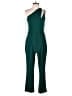 Express Solid Green Jumpsuit Size M - photo 1