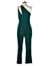Express Solid Green Jumpsuit Size M - photo 2