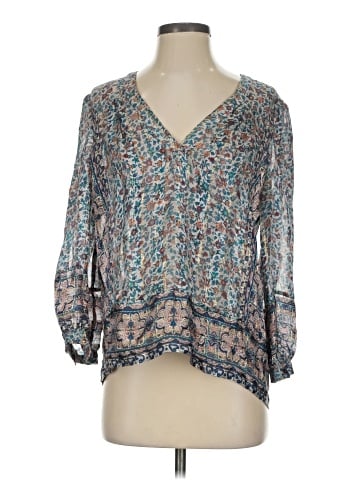Joie 3/4 Sleeve Silk Top (view 1)