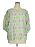 Ruby Rd. Green 3/4 Sleeve Blouse Size XL - photo 1