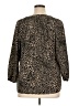 Dana Buchman 100% Polyester Animal Print Brown 3/4 Sleeve Blouse Size XL - photo 2